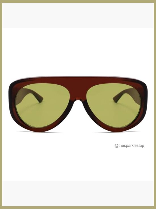 Retro 90s Rectangle Wrap Sunglasses Square Frame 99% UV Protection Lightweight main image 5